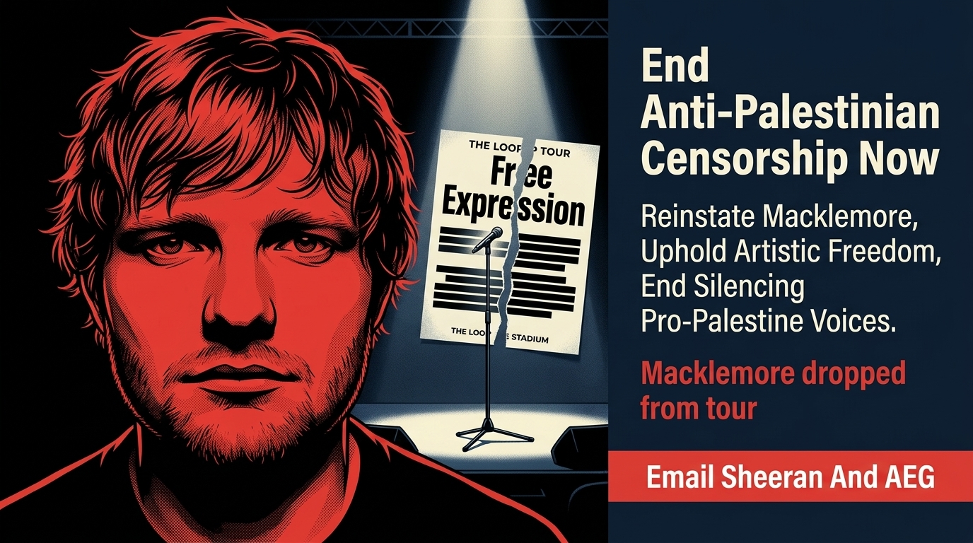 Stop Anti-Palestinian Censorship: Reinstate Macklemore and Protect Free Speech in Music