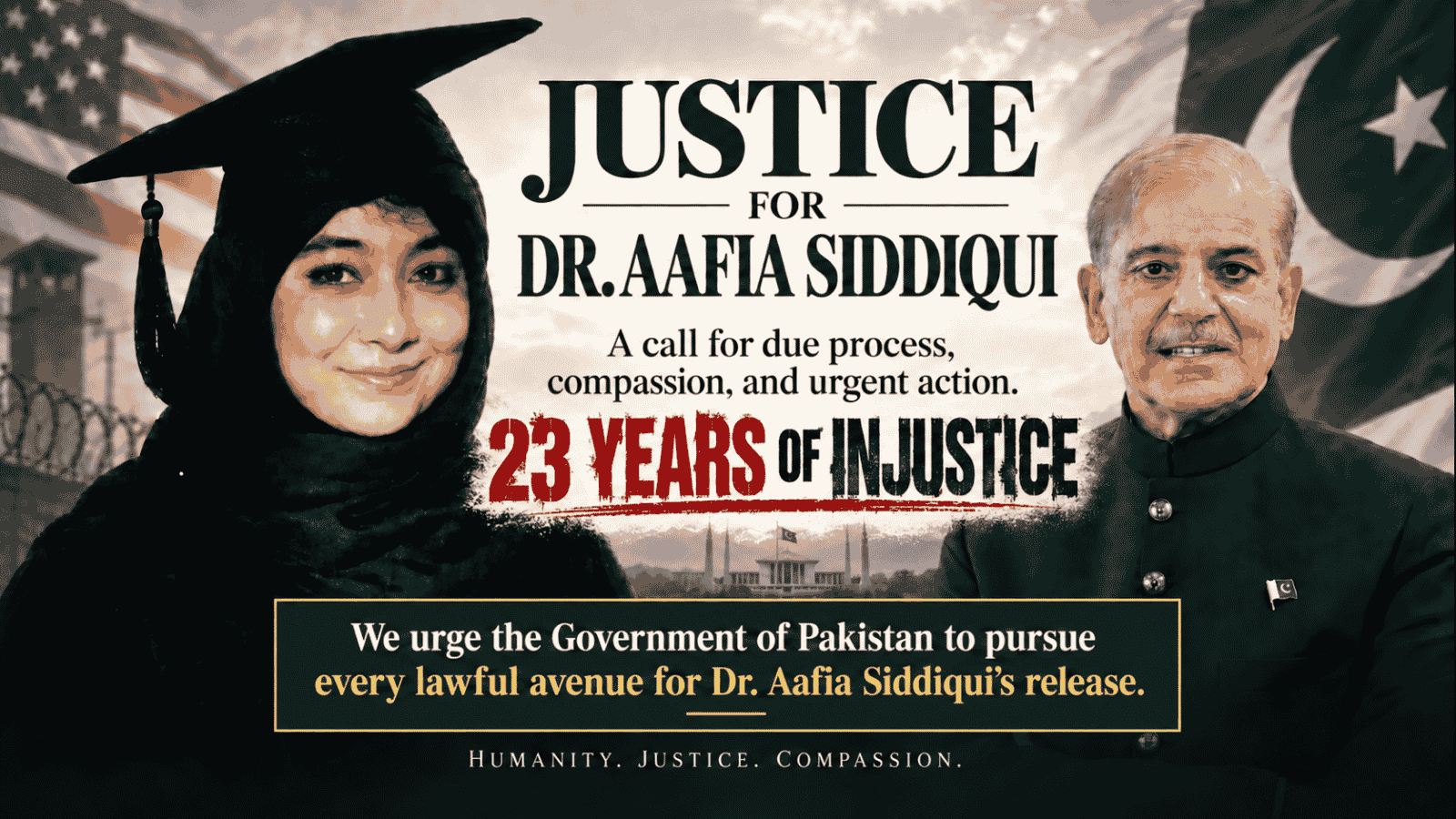 Justice for Dr. Aafia Siddiqui: Demand Pakistani Action at UNGA 2026