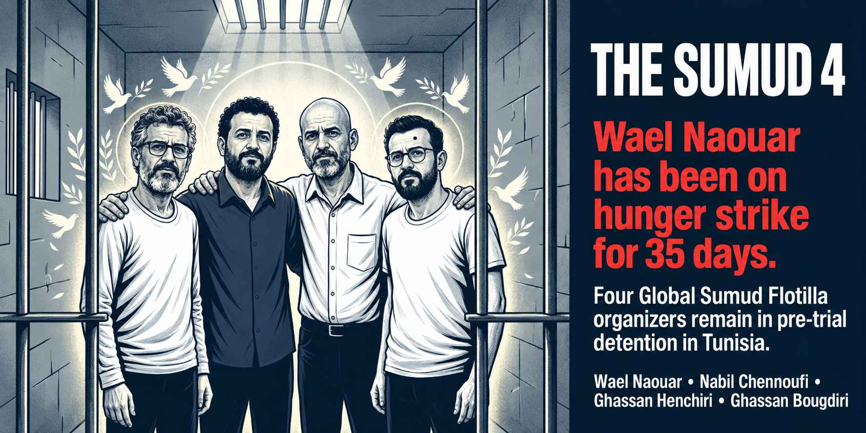 Free The Sumud 4 Now: Demand Immediate Release of Detained Tunisian Flotilla Activists